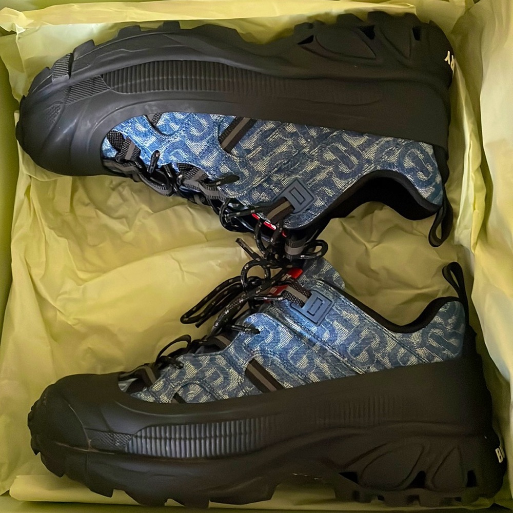 Burberry Monogram Print Denim